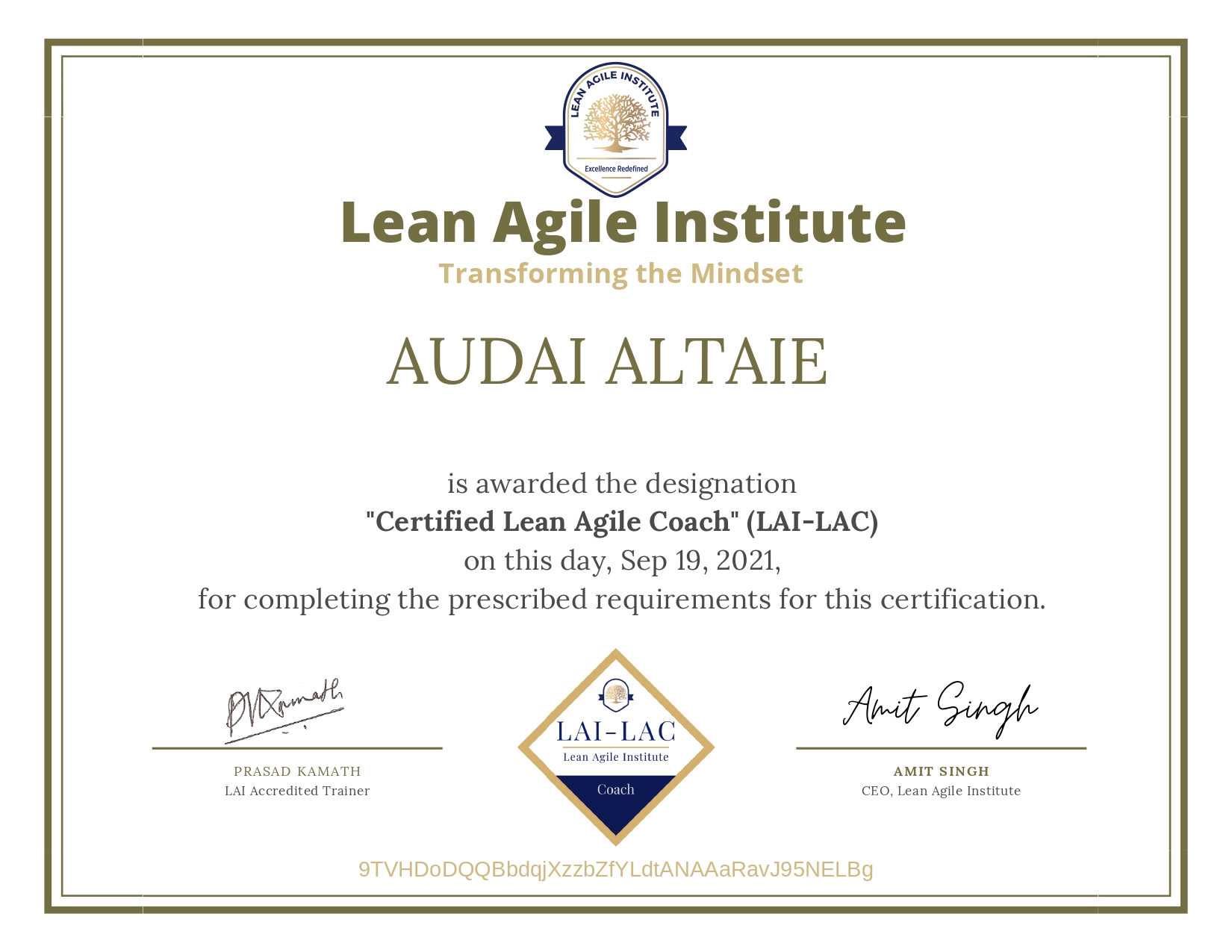 LAI-LAC Certification